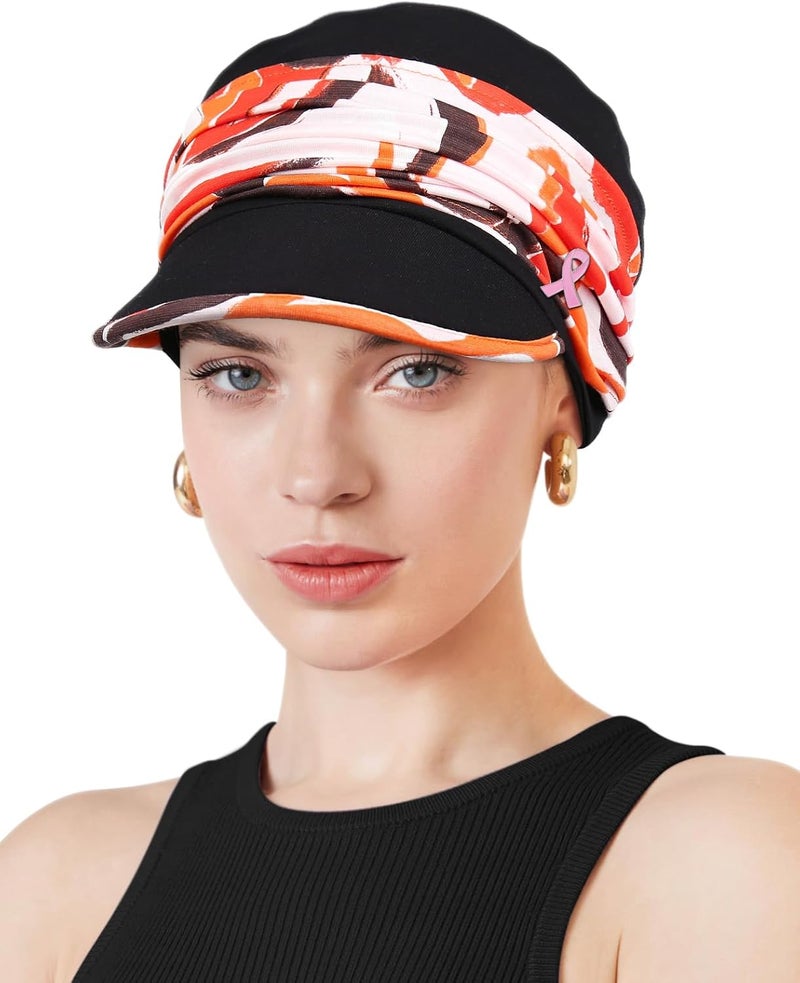 Awefeel Chemo Headwear Viscose Newsboy Cap for Women Fall and Winter Hats - Image 1